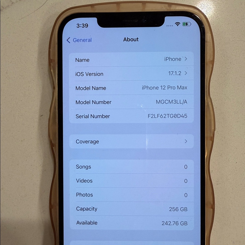 iPhone 12 Max Pro 256GB Gold - Picture 7 of 8